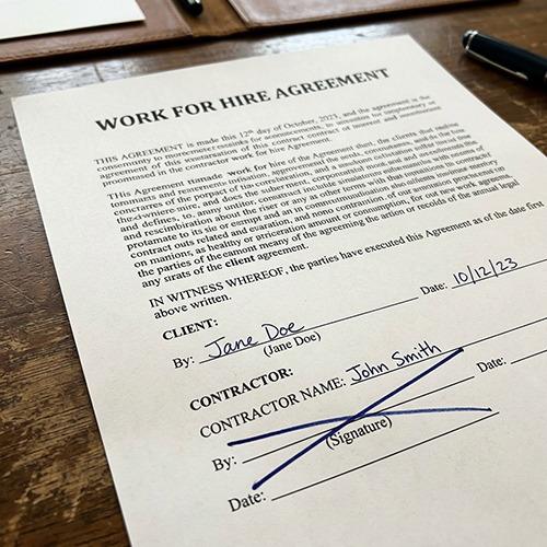 Litigation lessons for entertainment transactional attorneys: Unexecuted work-for-hire agreements