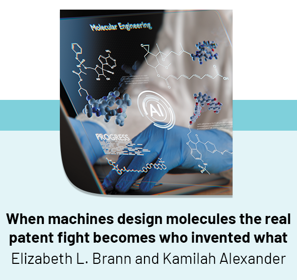 When machines design molecules the real patent fight becomes who invented what