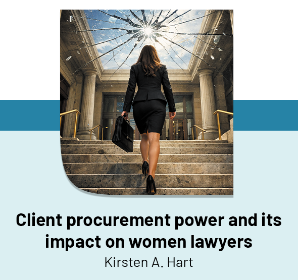 Client procurement power and its impact on women lawyers