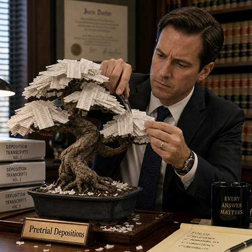 Trimming pretrial depositions