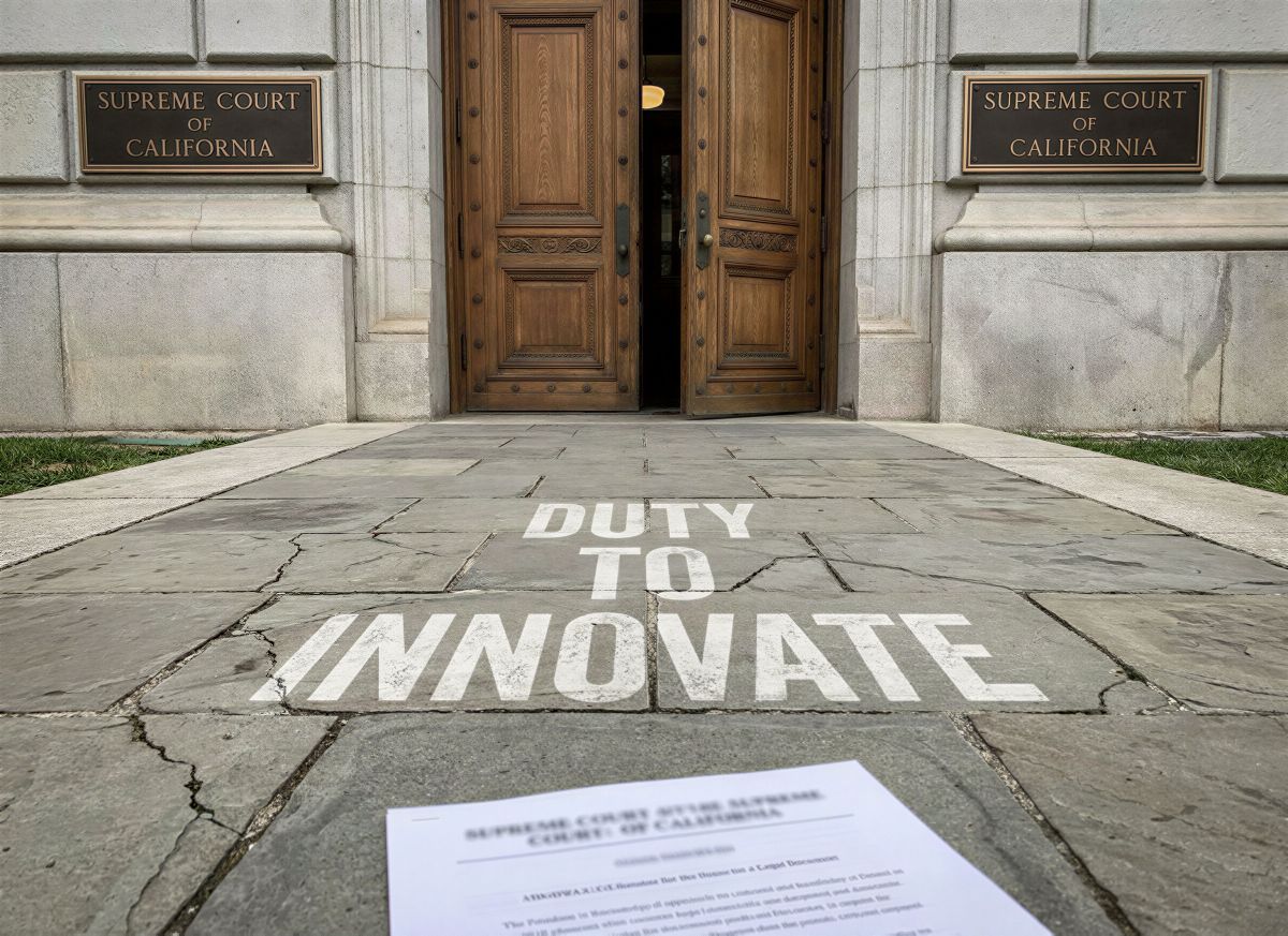 No duty to innovate: California Supreme Court rejects new negligence theory