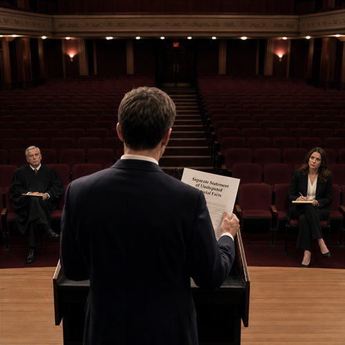 Summary judgment strategy: Write the separate statement for two audiences