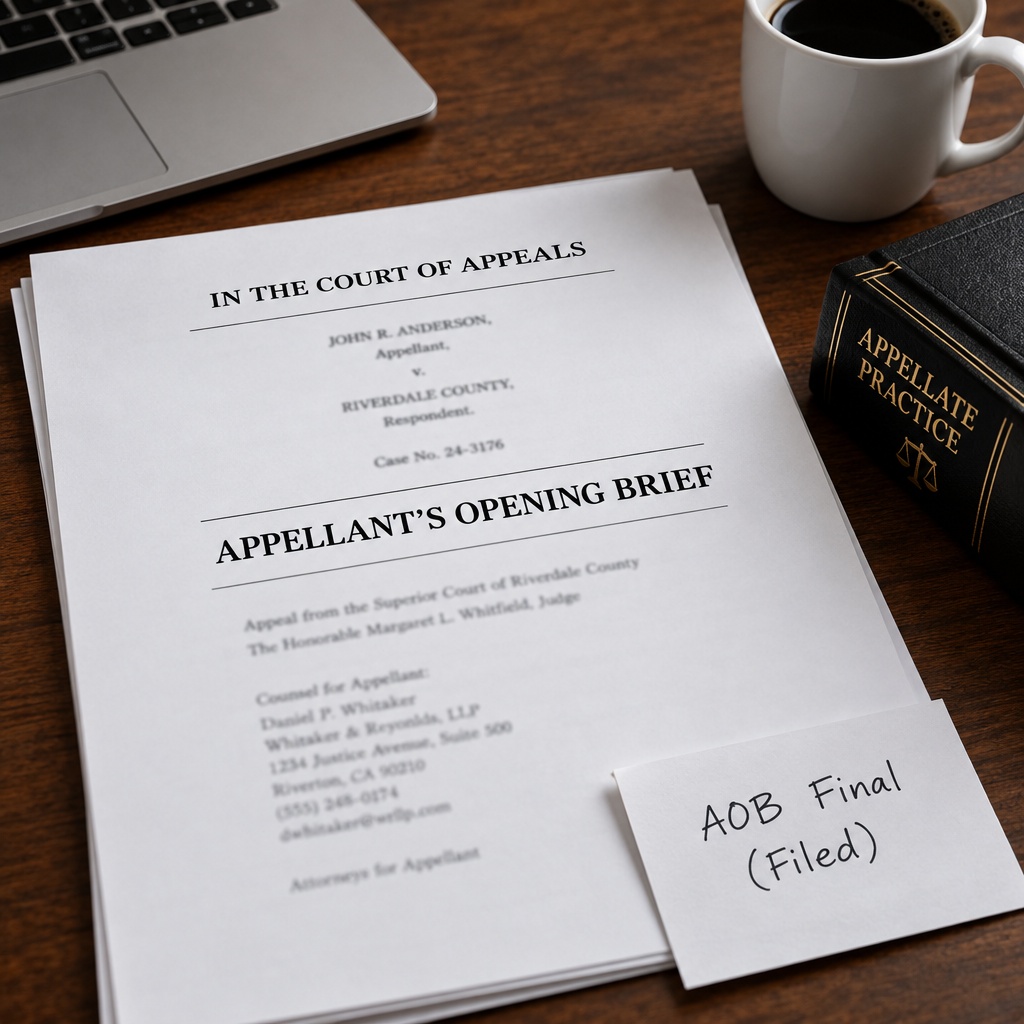 Working, Part 6: Completing the brief