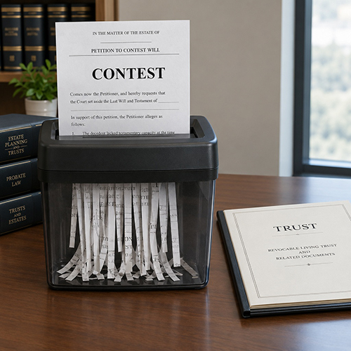 Paper contest exception to no-contest clause torn to shreds