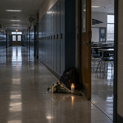 After the gunfire, the silence is deafening