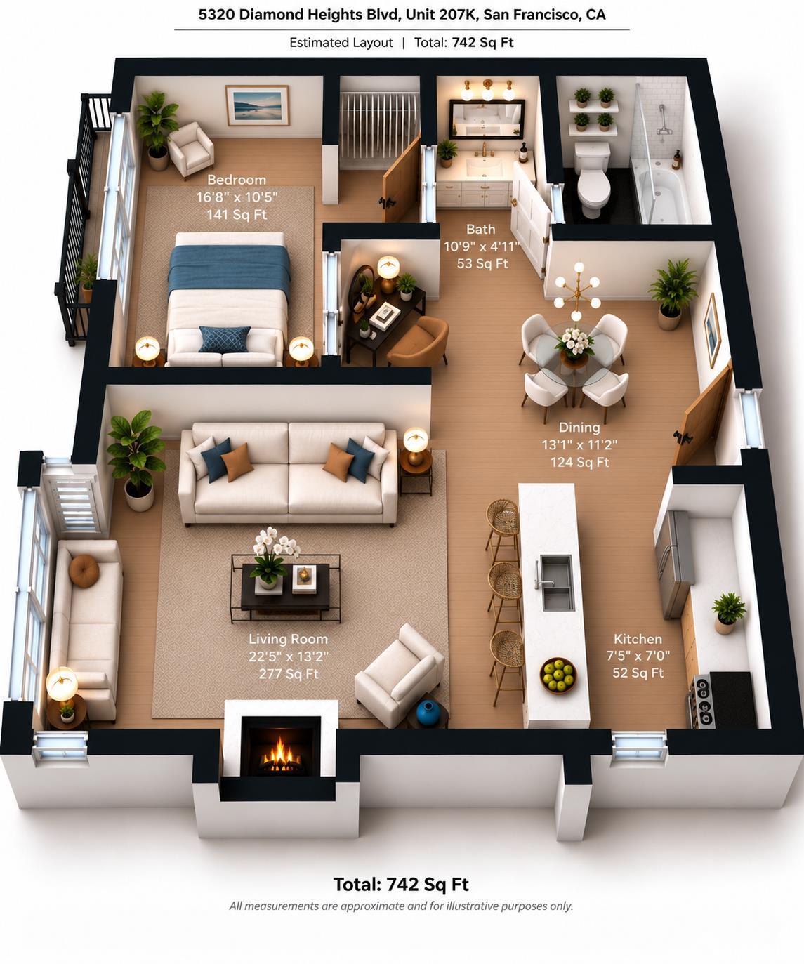 5320 Diamond Heights Blvd Apt 207k, San Francisco, CA 94131 photo 23