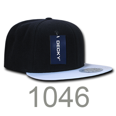 1046 - Polyester Brim Snapbacks
