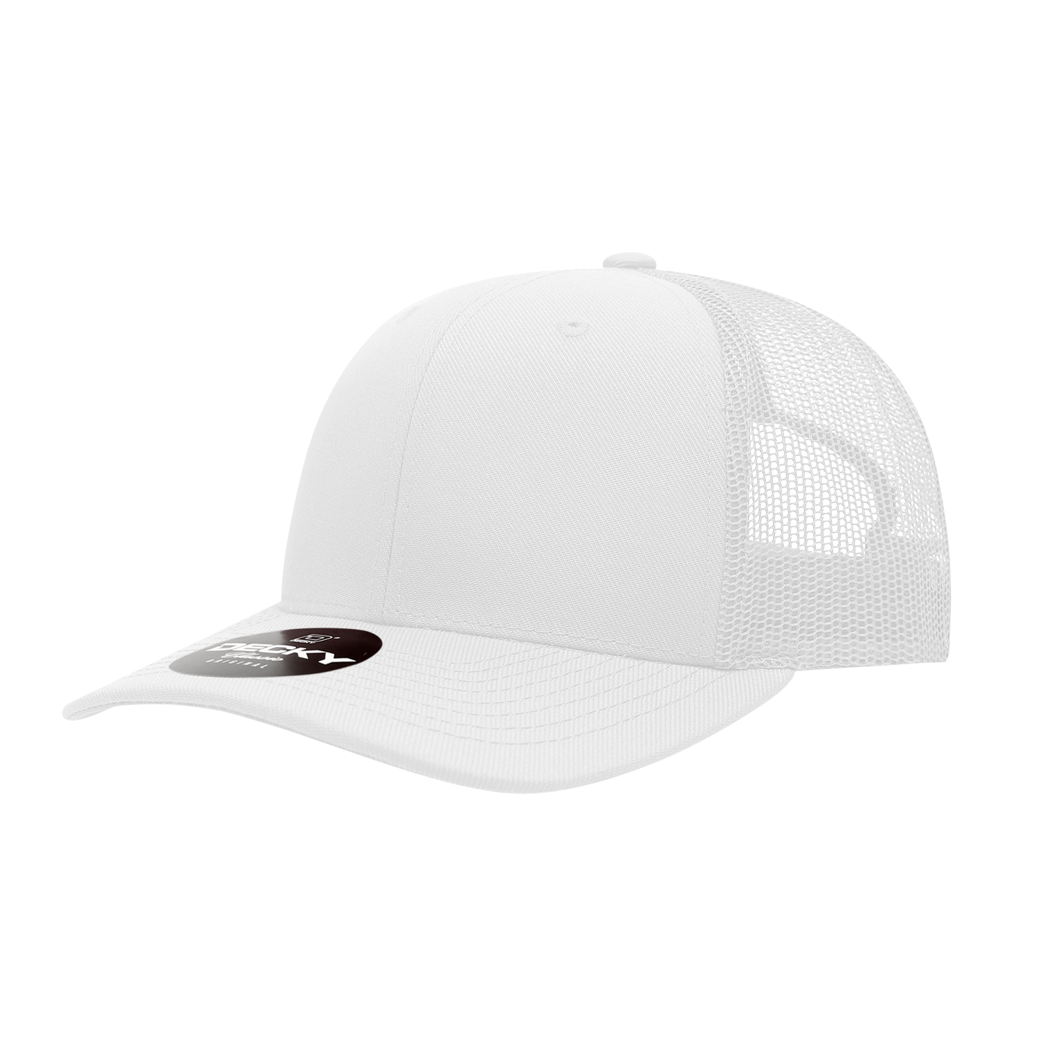 Decky 6 Panel Mid Profile Structured Acrylic/Polyester Trucker - FREE SHIPPING!