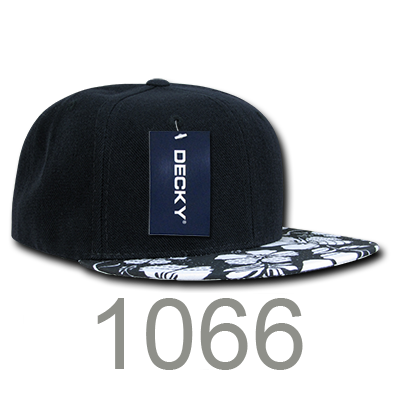 1066 - Floral Visor Snapbacks