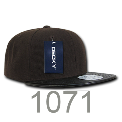 1071 - Vinyl Brim Snapbacks