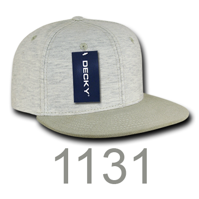 1131 - Heather Jersey Knit Snapbacks