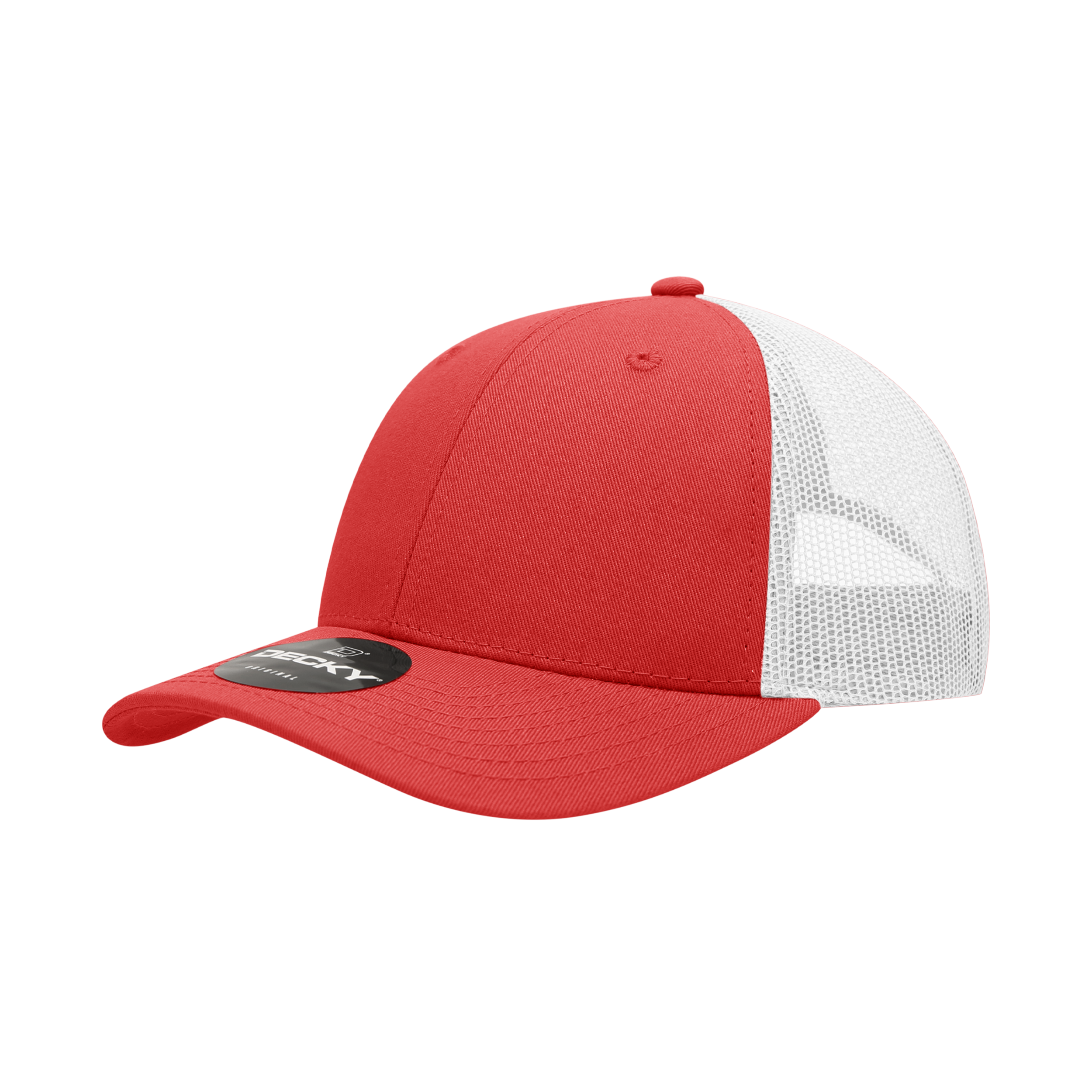 Decky 6 Panel Low Profile Structured Cotton Trucker - 214