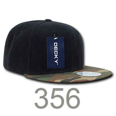 356 - Camo Bill Snapbacks