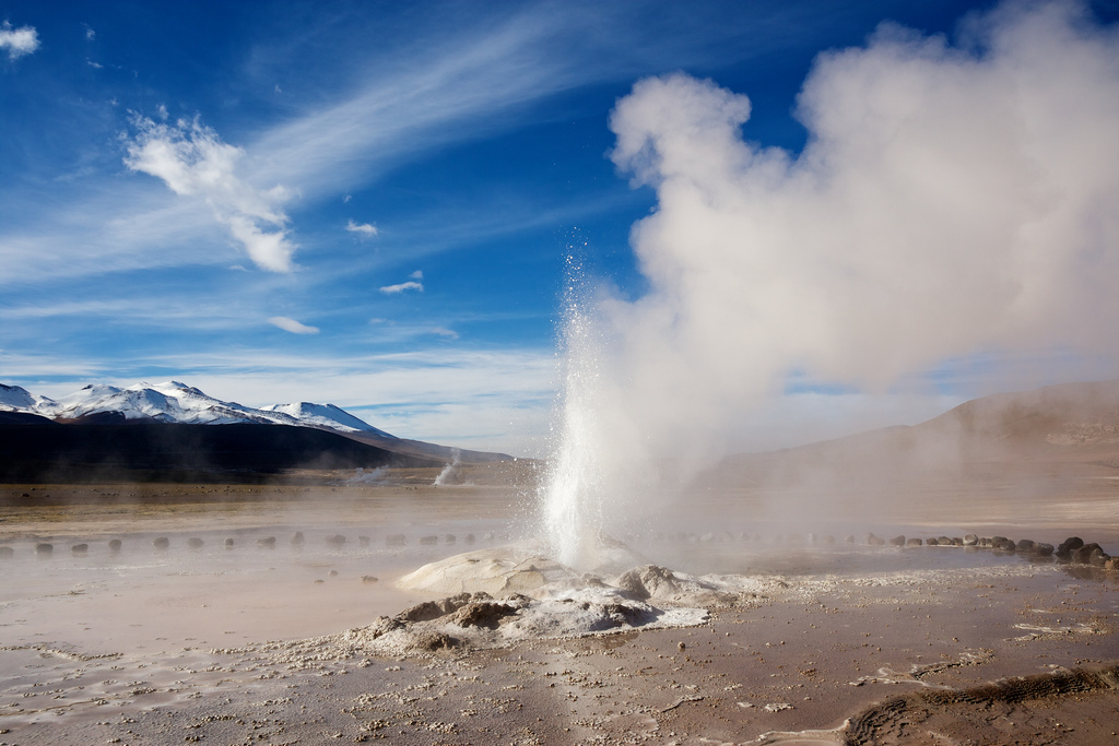 Geysers del Tatio, a 4200 msnm. Foto por Nico Kaiser