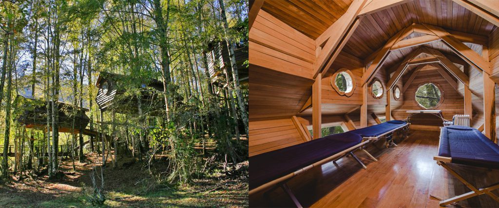 alojamiento-huilohuilo Alojamientos tipo cabañas en el bosque