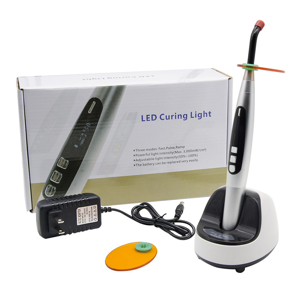 Dental 5W Wireless Cordless LED Curing Light Lamp 1500mw Dental In Box