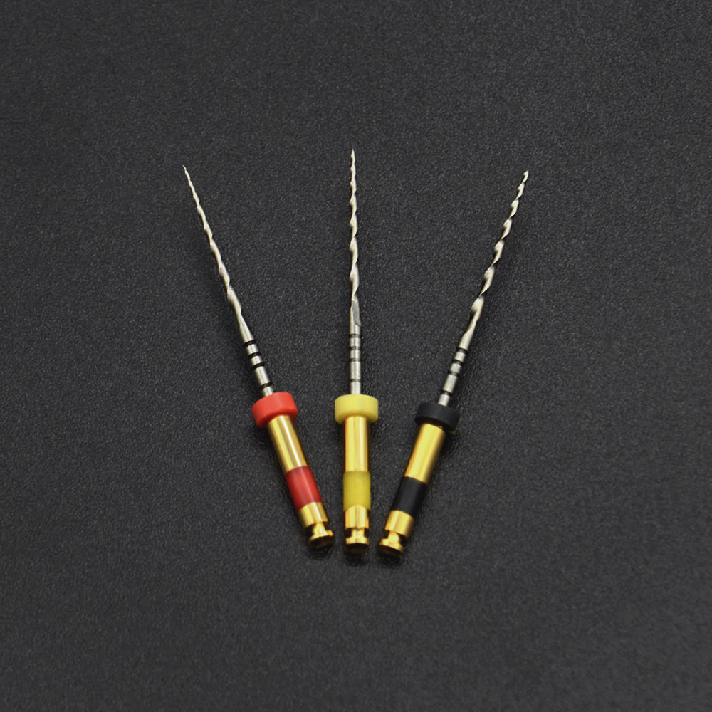 3Pcs 25mm Dental NITI Endodontic Root Canal File Reamers R25 R40 R50