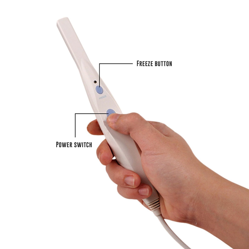 5.0 Mega Pixels USB 6LED Dental Intraoral Oral Camera with software + Pedal HK790+50PCS Sheath