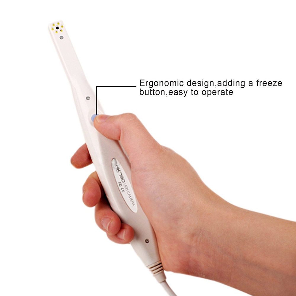 5.0 Mega Pixels USB 6LED Dental Intraoral Oral Camera with software + Pedal HK790+50PCS Sheath