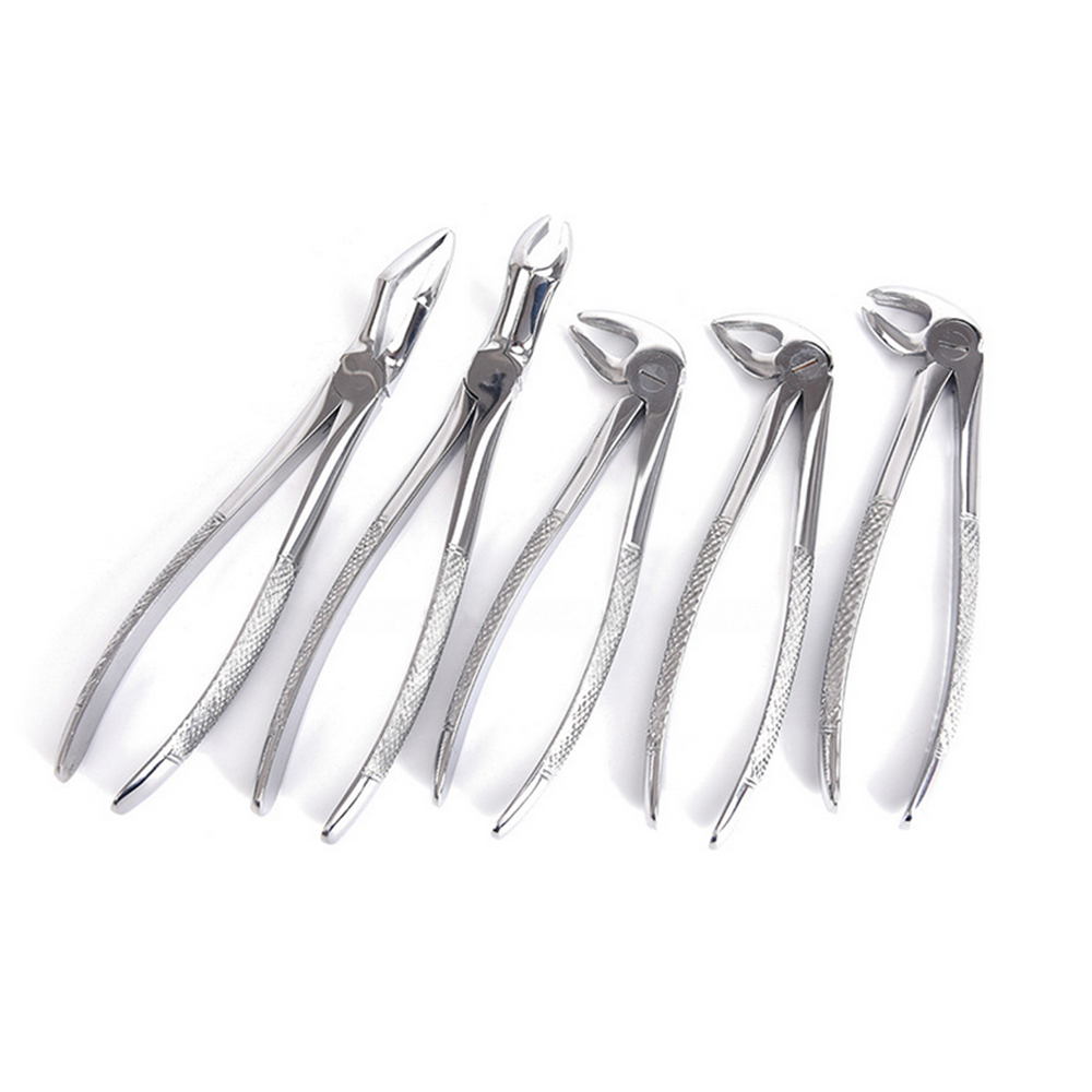 Adult Pliers Dental Extraction Forceps Set Stainless Steel Minimally