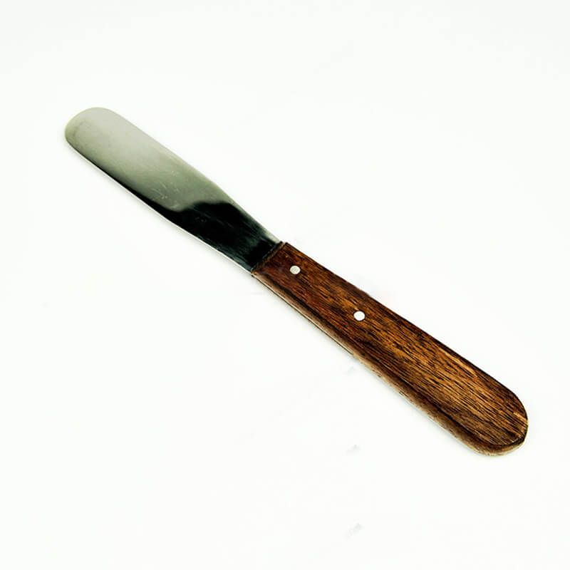 Alginate & Metal Dental Mixing Plaster Spatula With Wooden Handle