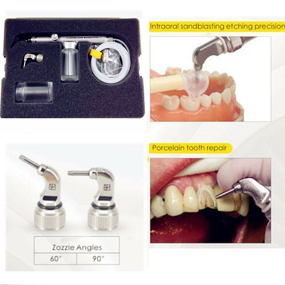 Dental Alumina Air Polisher Abrasion Microetcher Sandblaster Gun 60