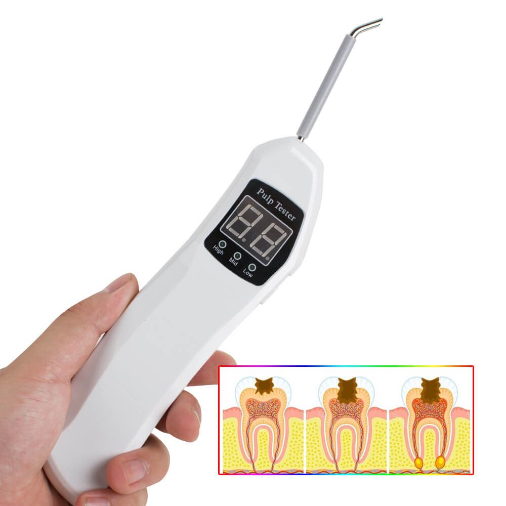 Dental Apex Locator LCD Display Endodontic Root Canal Meter & Oral Pulp