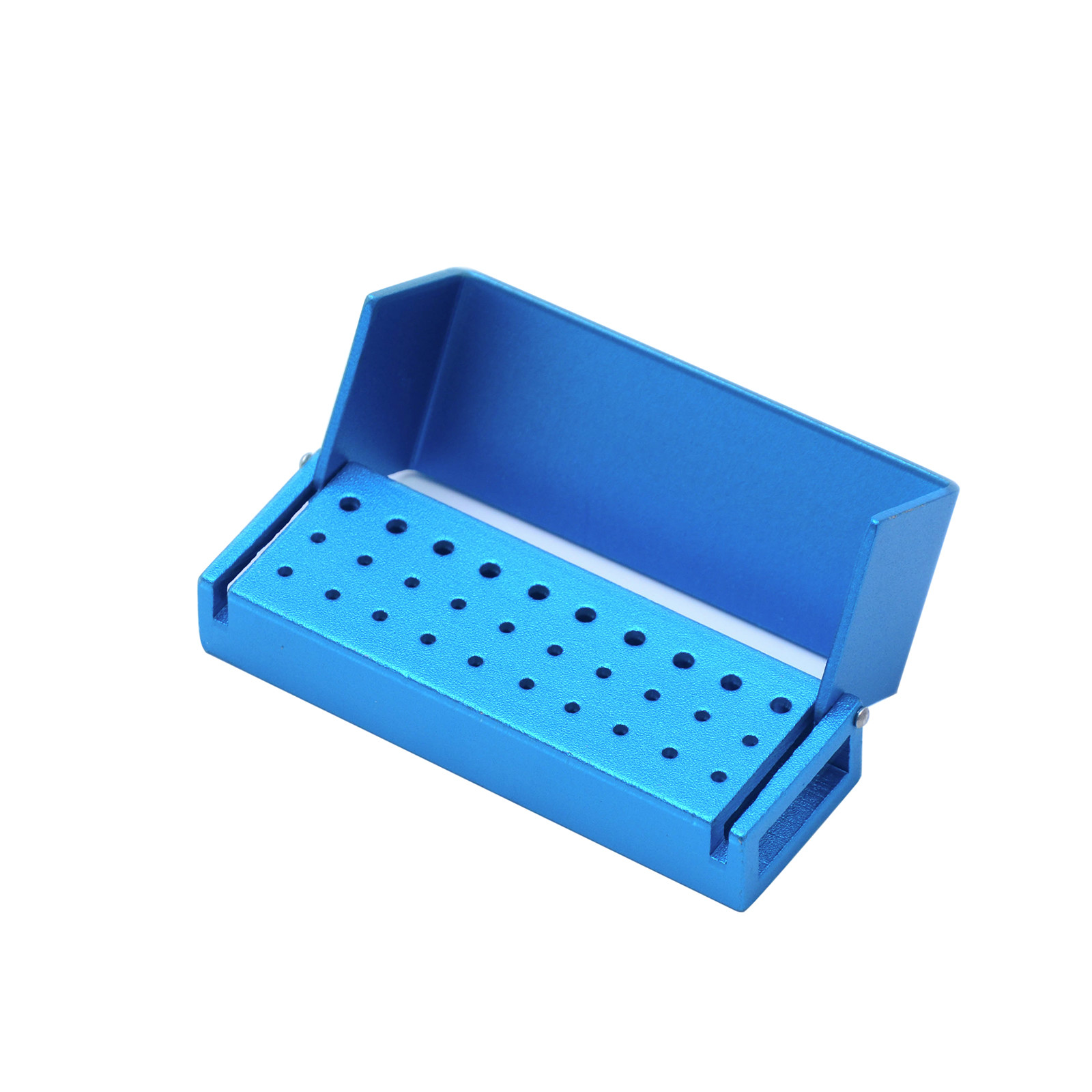 30-Hole Autoclave Sterilizer Box For Dental Files & Burs - Endo Tool Holder, Disinfection Tray