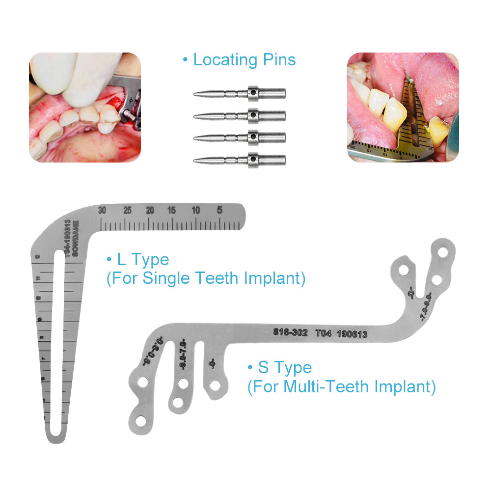 Dental Implant Positioning Guide Plate Implant Drilling Positioning Ruler