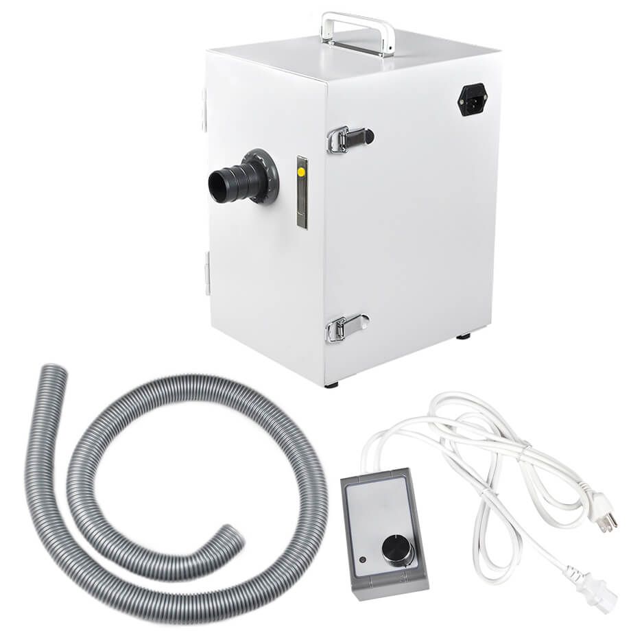 Dental Lab Digital SingleRow Dust Collector Vacuum Cleaner 370W for