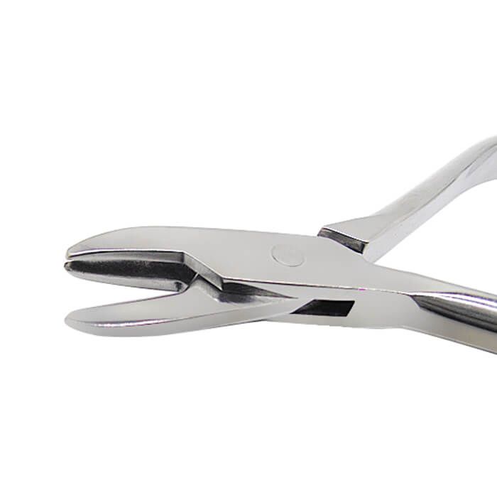 Uncoated Stainless Steel Dental Orthodontic Pliers Three Jaw Pliers