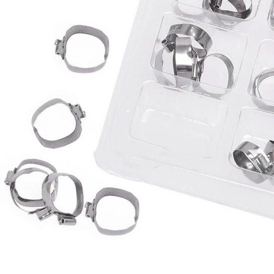 Stainless Steel Dental Orthodontic Molar Buccal Tubes Bands Roth 1635
