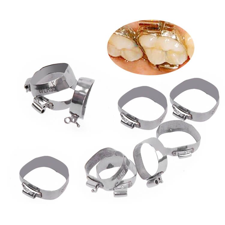 Stainless Steel Dental Orthodontic Molar Buccal Tubes Bands Roth 1635