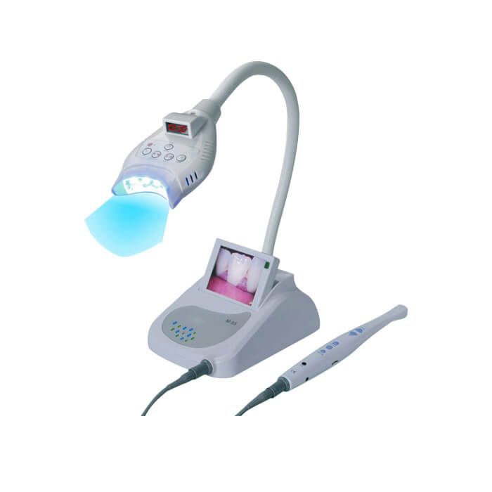 Teeth Whitening Light M55+Intraoral Camera 3.5 Inch monitor Dental