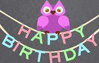 Birthday Owl - interactive app thumbnail