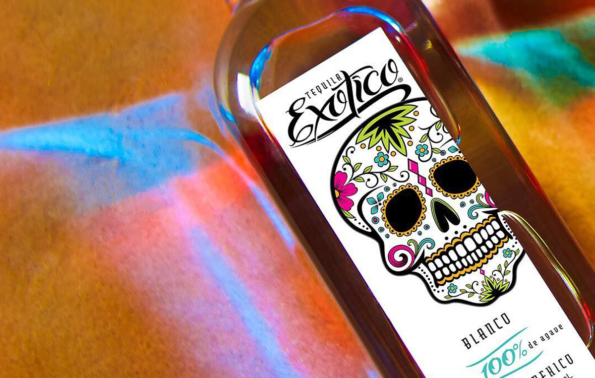 34 Tequila With Skeletons On Label - Labels Database 2020