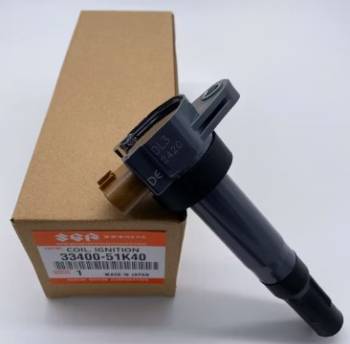 COIL SUZ SWIFT, CIAZ K14B GRAND VITARA 05- (JT/TE/TD), SX4 06- (EY/GY), SX4 07- (GY), ALTO 09- (GF), KIZASHI 10- (FR), S-CROSS 13- (JY), CELERIO 14- (LF) / F241S, FB21S, FB31S, FB32S, FB41S, FB4A1, FC31A, FC31S, FC3A1 /33400-51K80, 33400-51K60, 33400-68K20, 33400-M67L00 33400-M68K20, imagen 1