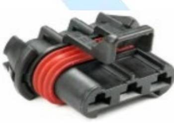 CONECTOR ABANICO CHEV. BLAZER/S10/CAPTIVA/TRACKER (3 PINES) (SQ-1811), imagen 1