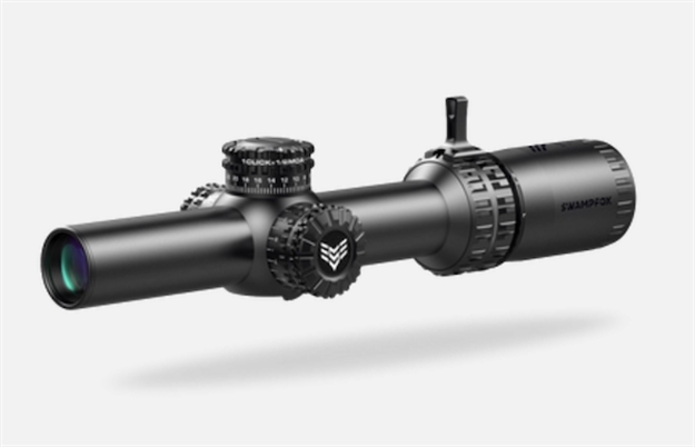 Picture of Swampfox Optics Arh11024gb Arrowhead  Black 1-10X 24Mm 30Mm Tube Guerrilla Dot Bdc Reticle ARH11024-GB 889157001548