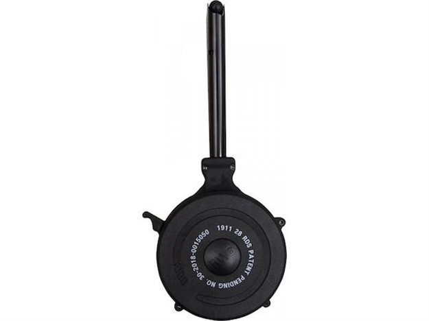 Picture of 10 Ring Marketing Korean 1911 45Acp 28Rd Drum Mag RWB-191145D28