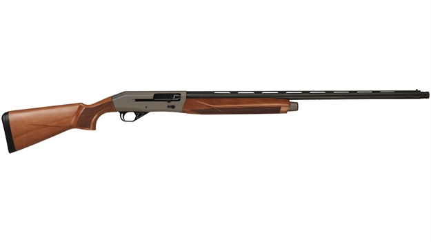 Picture of  Cz-Usa 06354 1012  Semi-Auto 12 Gauge With 28" Gloss Black Chrome Barrel, 3" Chamber, 4+1 Capacity, Gray Metal Finish & Turkish Walnut Stock Right Hand (Full Size)