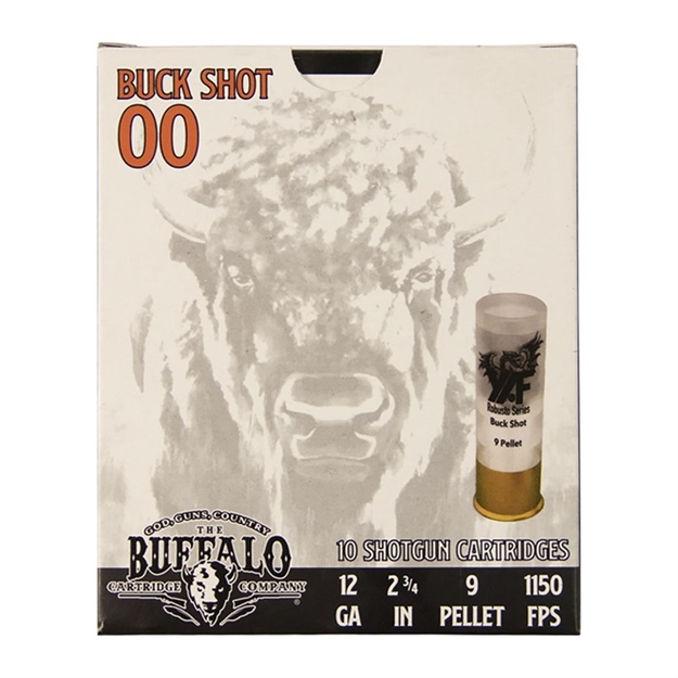 Picture of 12 Gauge 2-3/4'' 9 Pellet 00 Buck Shot 10/Box