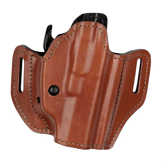 Picture of  Bianchi 32831 Allusion Assent Pro-Fit Owb Size 13B Tan Leather Belt Slide Compatible W/Fn Fns/Ruger Security-9/Glock 1919X/23/45 Fits 4" Barrel Belt UP TO 1.50" Wide Right Hand