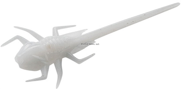 Picture of 13 Fishing "Battle Beetle" White No. 1 - Ice Plastics 6 Pack