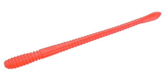 Picture of 13 Fishing Bff Blunt Force Finesse, Straight Tail Worm, 6.5", 10/Pack, Bright AS Sh!*