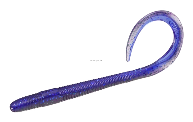 Picture of 13 Fishing Big Squirm, Ribbon Tail Worm, 8", 9/Pack, Blueberry Yum Yum BSQ8-35