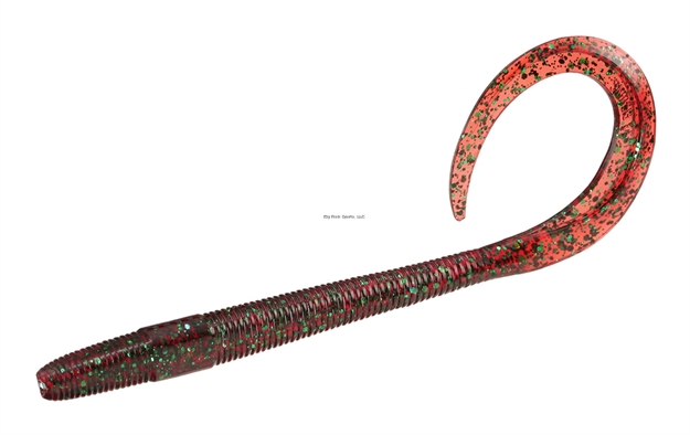 Picture of 13 Fishing Big Squirm, Ribbon Tail Worm, 8", 9/Pack, Sweet Red Chili Sauce BSQ8-14