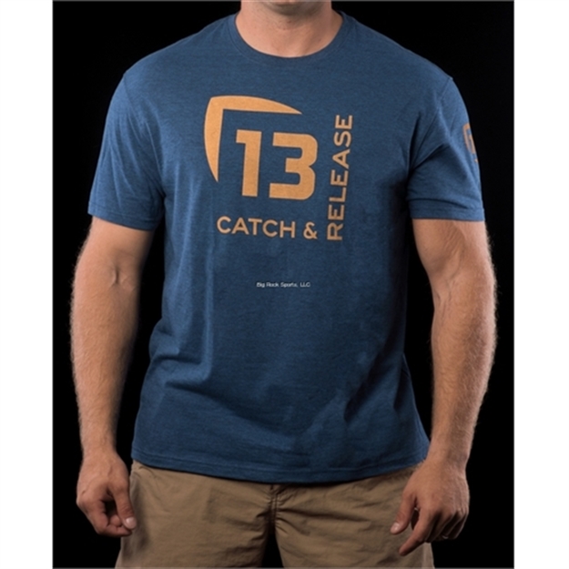 Picture of 13 Fishing Catch & Release Electric Blue Catch And Release 13 Fishing T-Shirt Extra Large