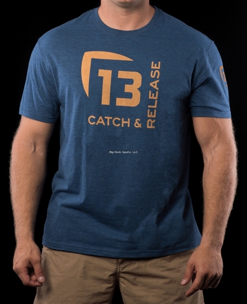 Picture of 13 Fishing Catch & Release Electric Blue Catch And Release 13 Fishing T-Shirt Small