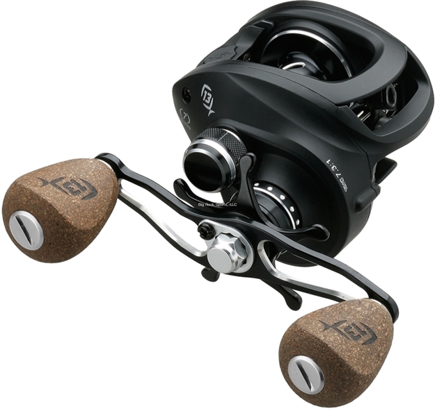 Picture of 13 Fishing Concept A Left Handed Baitcast Reel - 7.3:1 Gear Ratio 7Bb  - Beetlewing Sideplate (Fresh+Salt)